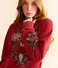 Viola Heart Hooded Sweatshirt