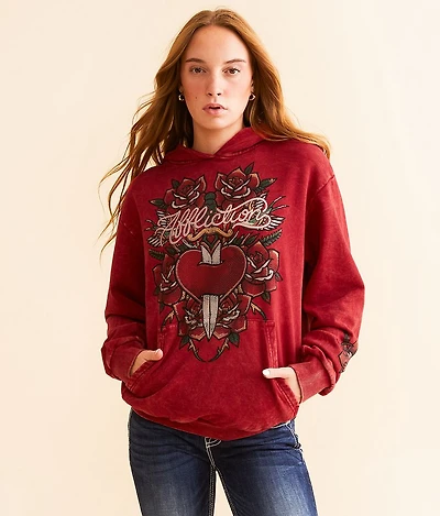 Viola Heart Hooded Sweatshirt