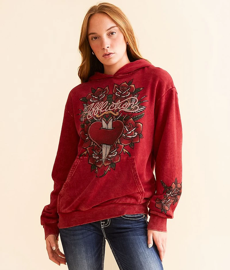 Viola Heart Hooded Sweatshirt