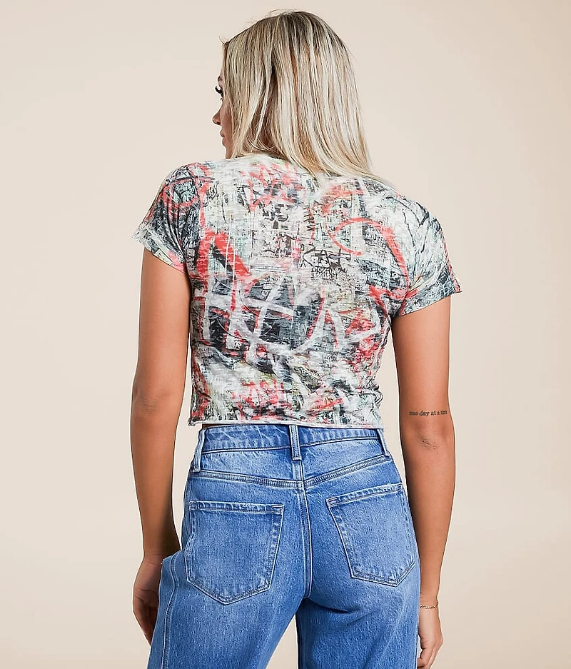 Punk Cropped T-Shirt