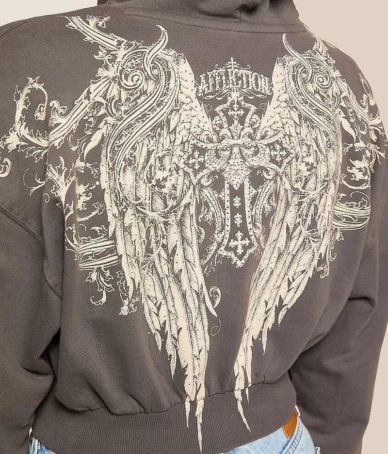Aristocrat Cropped Hoodie
