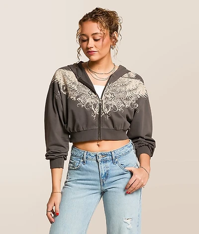 Aristocrat Cropped Hoodie