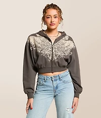 Aristocrat Cropped Hoodie