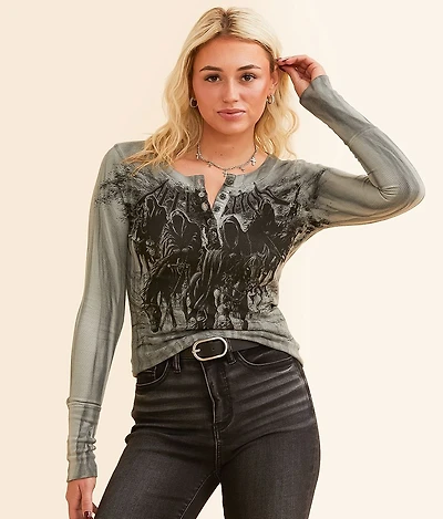 Black Night Henley