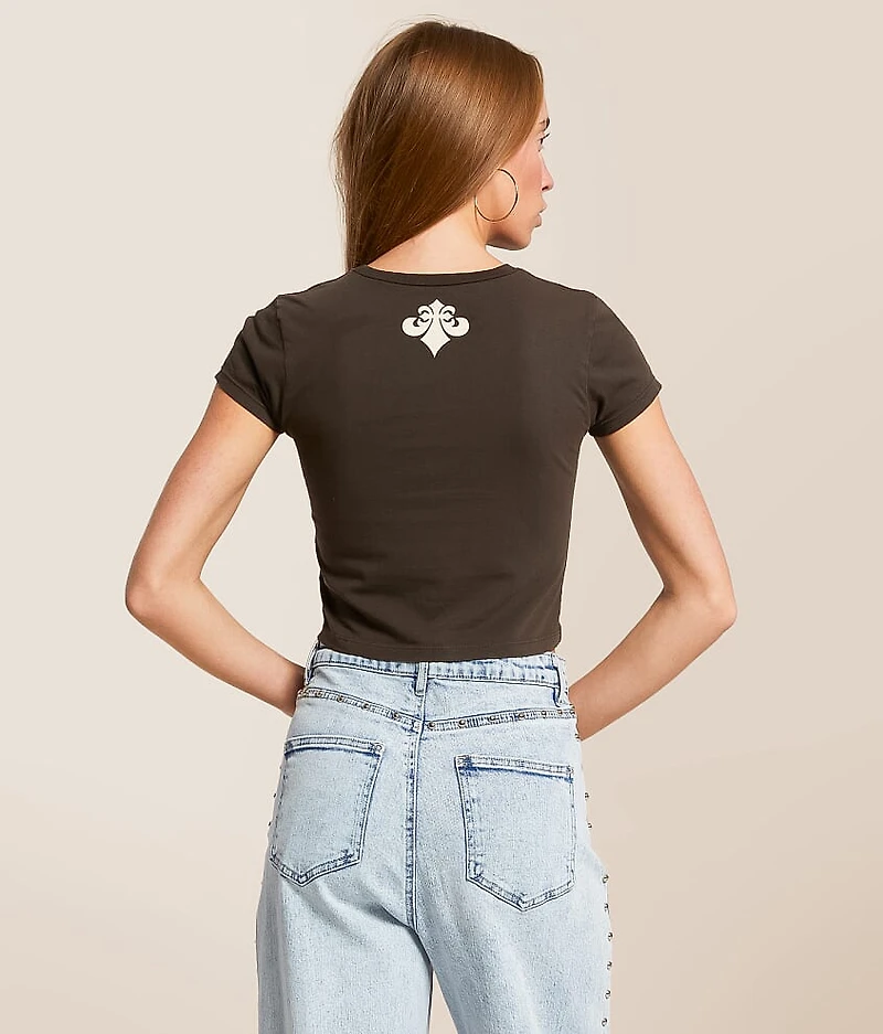 Flaming Dragon Cropped T-Shirt