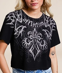 Skeleton Cropped T-Shirt