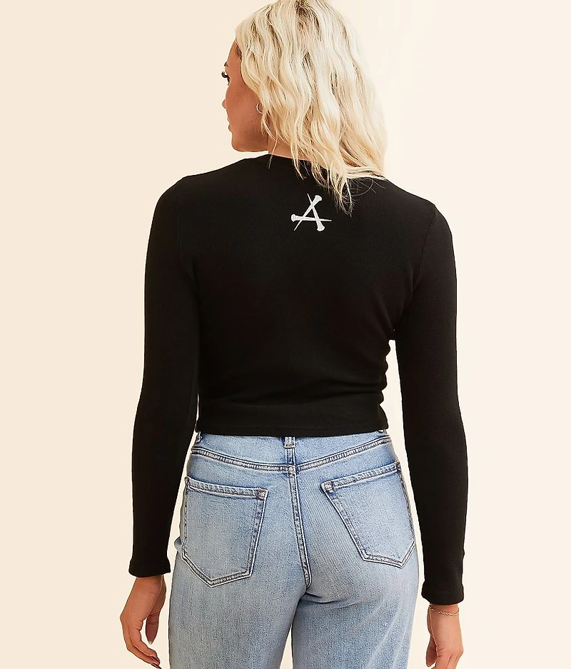 Winged Up Cropped Thermal