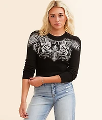 Winged Up Cropped Thermal