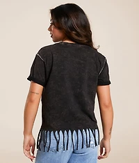 Death Spade Chrome Fringe T-Shirt