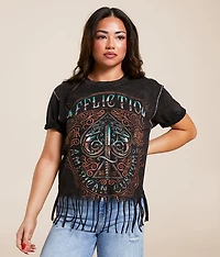 Death Spade Chrome Fringe T-Shirt