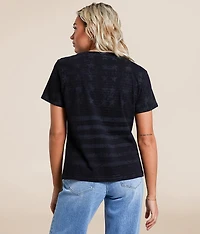 American Customs Chromium Heart T-Shirt