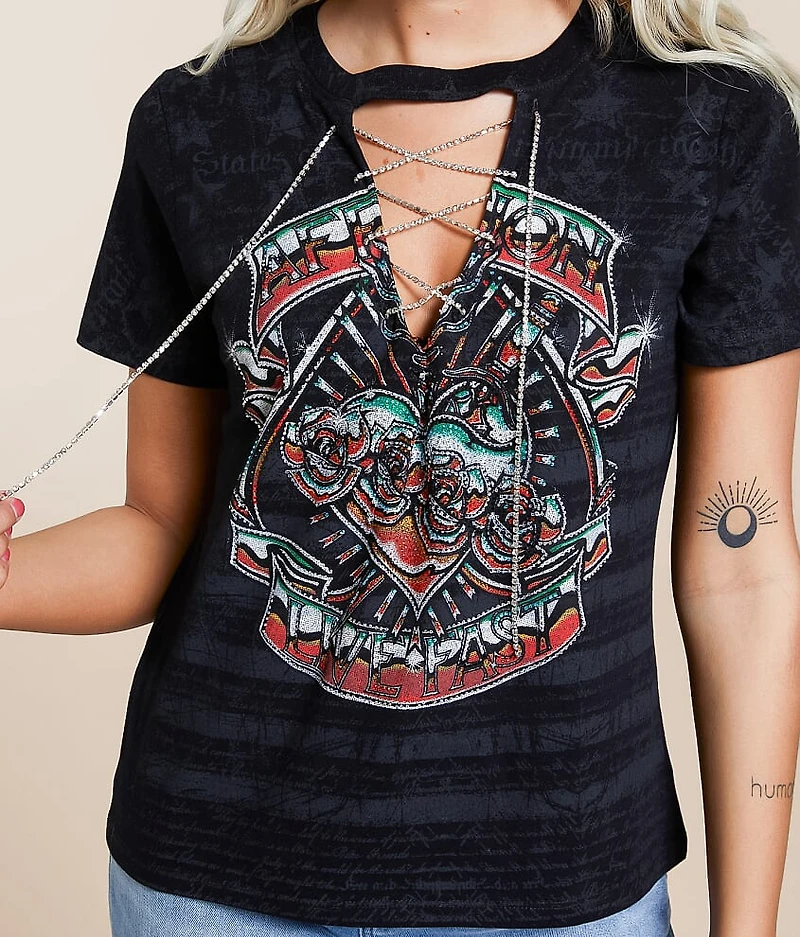 American Customs Chromium Heart T-Shirt