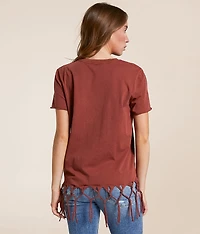 American Customs Davey Jones Fringe T-Shirt