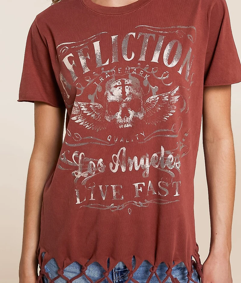 American Customs Davey Jones Fringe T-Shirt