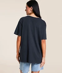 American Customs No Luck Motors Oversized T-Shirt
