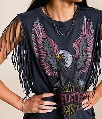 American Customs Twin Turbo Fringe Tank Top