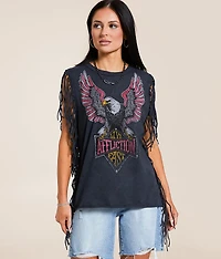 American Customs Twin Turbo Fringe Tank Top