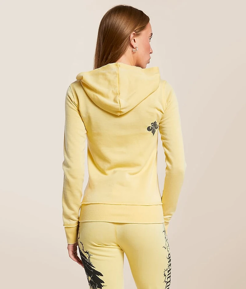 Crows Burnout Hoodie