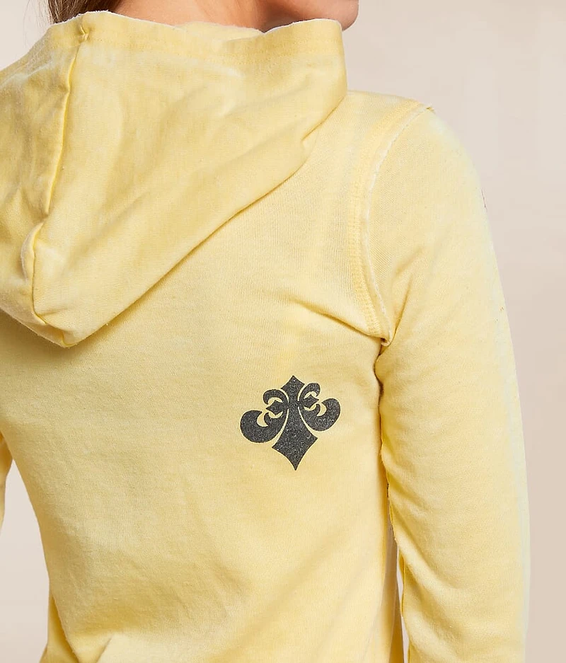 Crows Burnout Hoodie