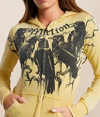 Crows Burnout Hoodie