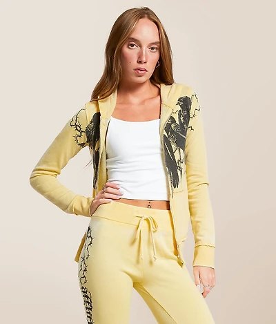 Crows Burnout Hoodie