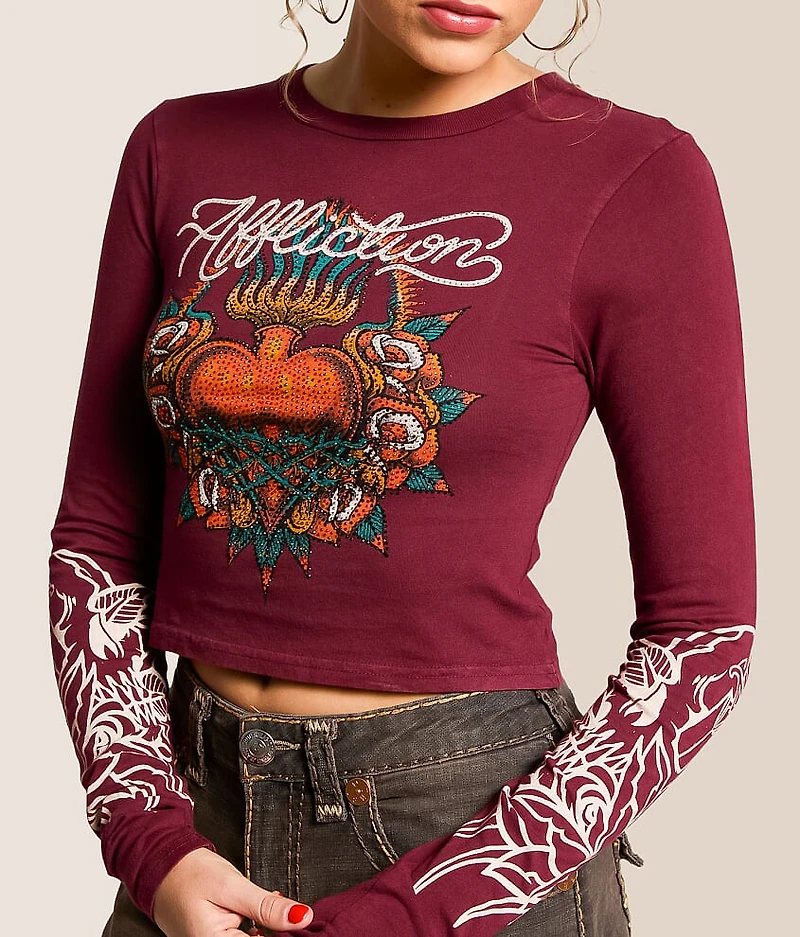 Eternal Oil Cropped T-Shirt