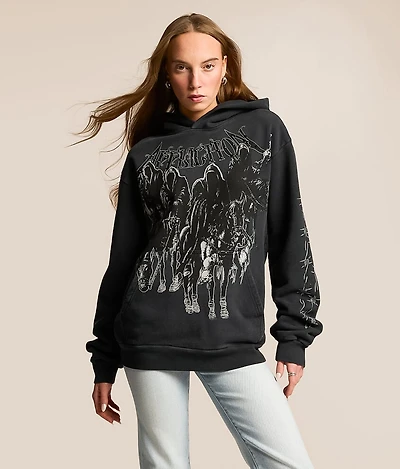 Black Night Hooded Sweatshirt
