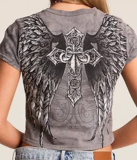 Jovial Cropped Baby T-Shirt