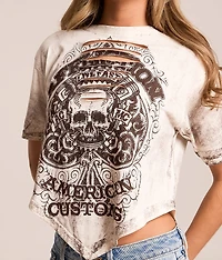 Piston Spade Dusk Cropped Hanky T-Shirt