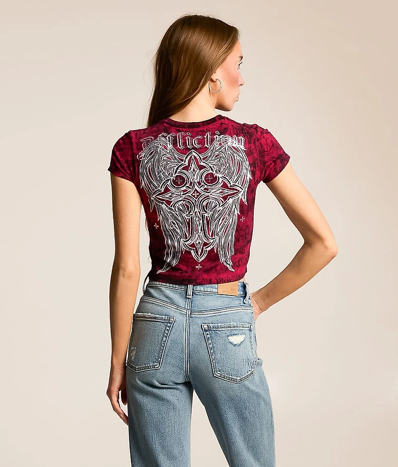 Negative Exposure Cropped T-Shirt