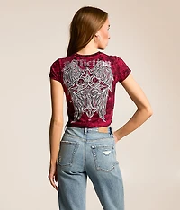 Negative Exposure Cropped T-Shirt