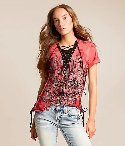 Requiem Steel Lace T-Shirt