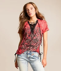 Requiem Steel Lace T-Shirt