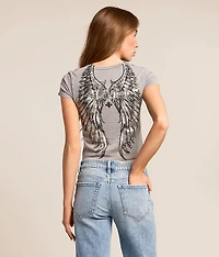 Rosary Of Life Cropped T-Shirt