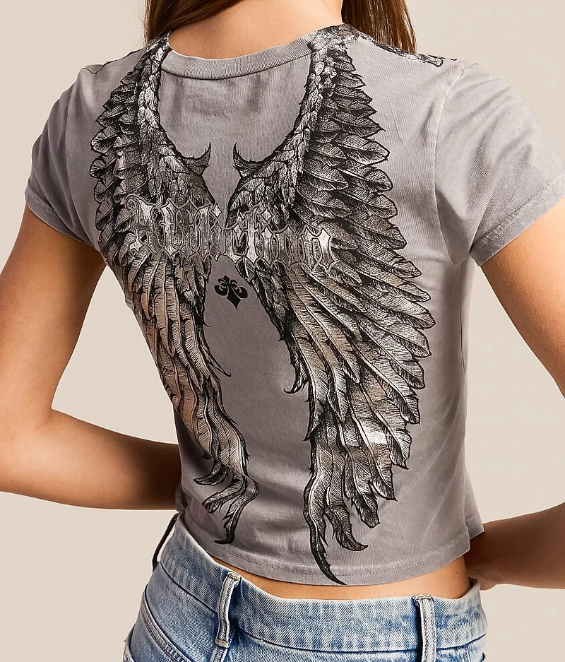 Rosary Of Life Cropped T-Shirt