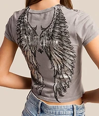 Rosary Of Life Cropped T-Shirt