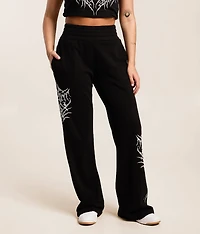 Liquid Signify Rhinestone Wide Leg Sweatpant