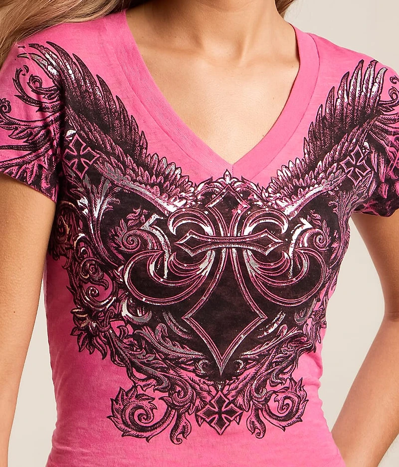 Omen Burnout Cropped T-Shirt