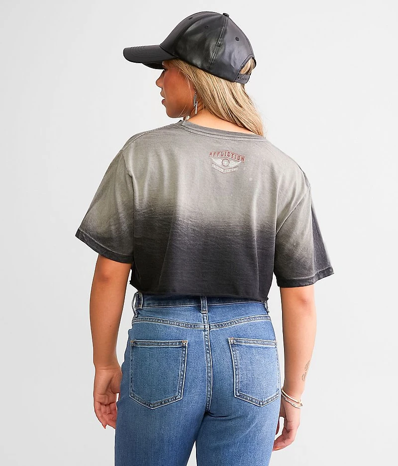 American Customs Full Moon Cropped T-Shirt
