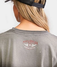 American Customs Full Moon Cropped T-Shirt