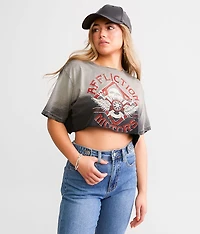 American Customs Full Moon Cropped T-Shirt