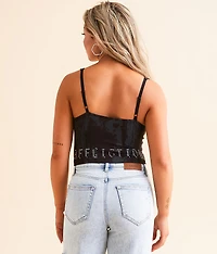 Grecian Estate Bustier Cropped Tank Top
