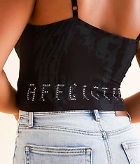Grecian Estate Bustier Cropped Tank Top