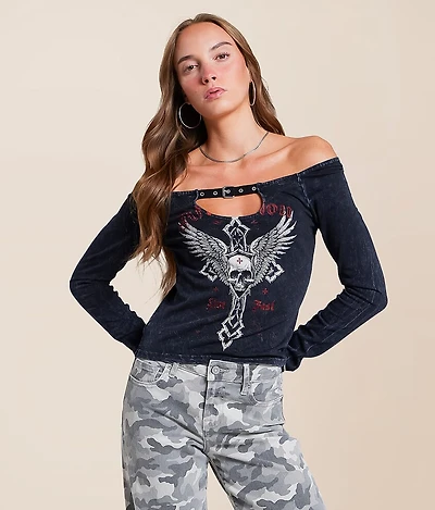 Endless Faith Off The Shoulder Top