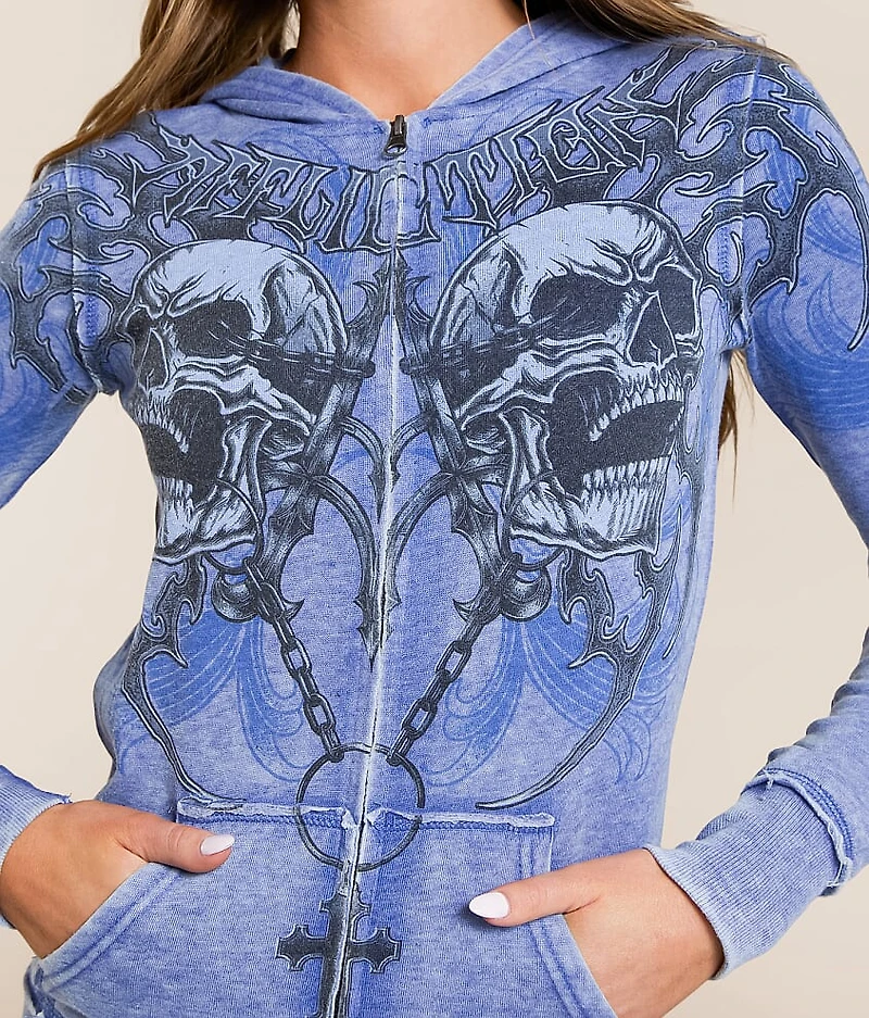 Shred Fest Burnout Hoodie