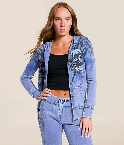 Shred Fest Burnout Hoodie