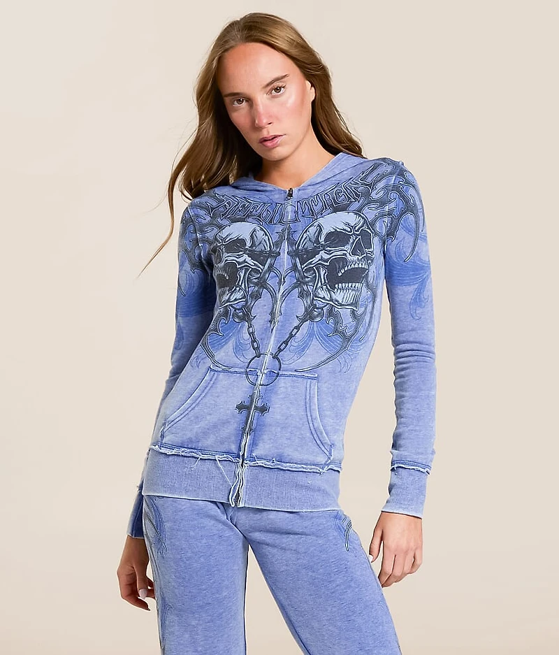 Shred Fest Burnout Hoodie