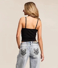 Viola Heart Cropped Tank Top