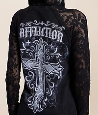 Jasmine Lace-Up Hoodie