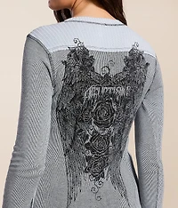 Secret Garden Reversible Washed Thermal